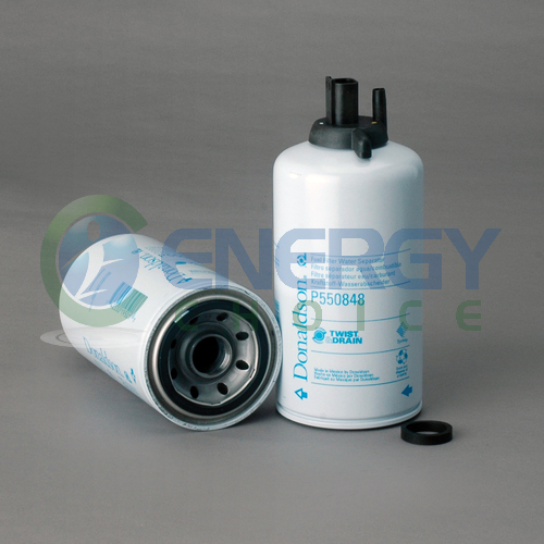 Fuel Filter, Water Separator Spin-On Twist and Drain, Donaldson, P550848